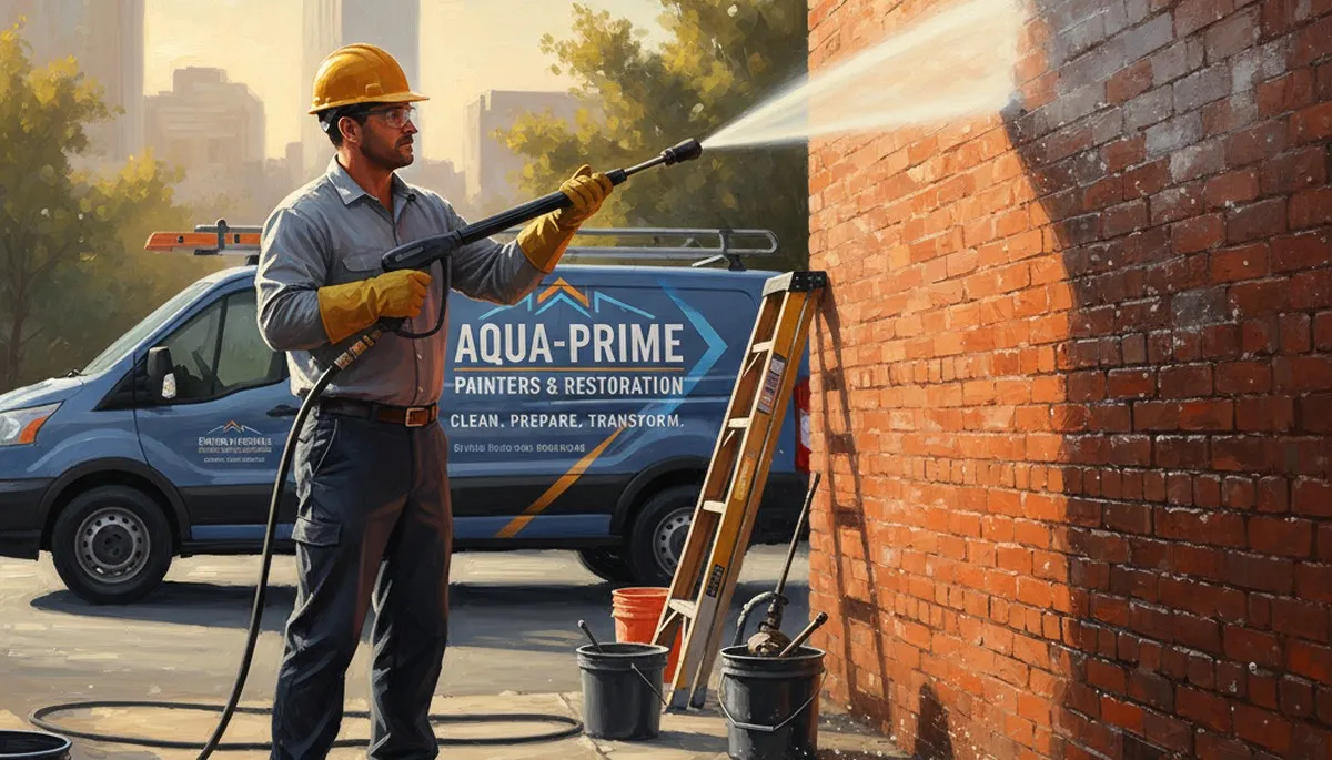 Pressure cleaning exterior surfaces in Chattanooga, TN for Chattanooga Paint Pros